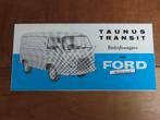 Compacte uitvouwfolder Ford Taunus Transit bestelauto's 1958, Ford, Ophalen of Verzenden, Zo goed als nieuw, Ford