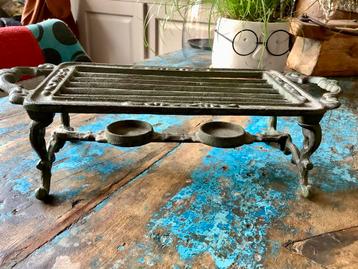 Gietijzeren Warmhoudplaat Rechaud - Brocante Keuken beschikbaar voor biedingen