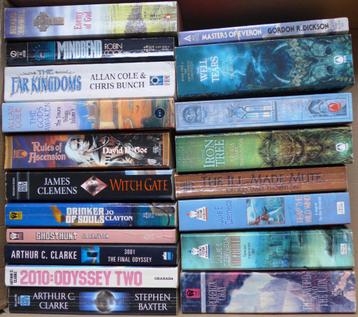 SF & Fantasy Clarke, Clayton, Clemens, Czerneda, Dickson beschikbaar voor biedingen