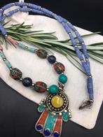 Tibetaanse Ketting met Hamsa Hand - 30 cm, Overige materialen, Nieuw, Ophalen of Verzenden, Kruis of Symbool
