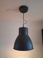 Ikea Hanglamp donkergrijs met slimme lamp, Ophalen, Zo goed als nieuw, Metaal, Minder dan 50 cm