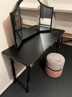 Vintage kaptafel - makeup tafel met spiegel, Huis en Inrichting, Tafels | Kaptafels, Ophalen, Gebruikt, 100 tot 150 cm, Brocant vintage