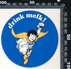 Sticker: Drink Melk, Verzamelen, Verzenden, Zo goed als nieuw, Bedrijf of Vereniging