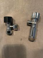 Afsluitkraan NSA 8mm & Schell 1/2 draad, Ophalen of Verzenden, Gebruikt, Chroom, Kraan