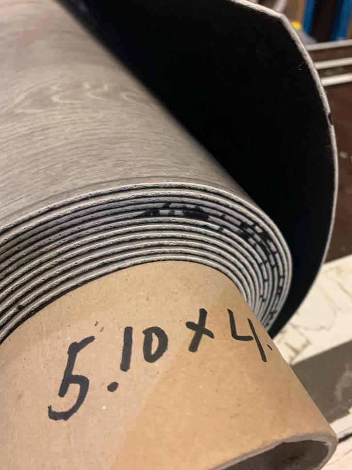 Vinyl Restanten - Beige - Zware Kwaliteit, Huis en Inrichting, Stoffering | Vloerbedekking, Nieuw, Vinyl, Beige, 25 tot 50 m²