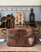 Chateau keuken, grote koperen pan, handwerk., Antiek en Kunst, Antiek | Woonaccessoires, Ophalen of Verzenden