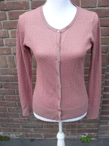 Oud roze King Louie ajour vest maat L. beschikbaar voor biedingen