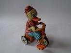 Oude blikken Kone Duck on Tricycle, Japan, jaren"60s, Verzamelen, Speelgoed, Gebruikt, Ophalen of Verzenden