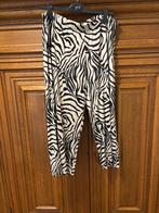 broek van Yoek travelstof met zebraprint ecru/zwart mt XL, Ophalen of Verzenden, Nieuw, Maat 46/48 (XL) of groter, Zwart