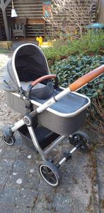 kinder/wandelwagen, Kinderen en Baby's, Kinderwagens en Combinaties, Overige merken, Combiwagen, Verstelbare duwstang, Zo goed als nieuw