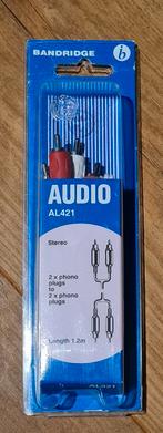 Bandridge Audio Kabel - Nieuw in Verpakking!, Audio, Tv en Foto, Audiokabels en Televisiekabels, Ophalen of Verzenden, Nieuw, Minder dan 2 meter