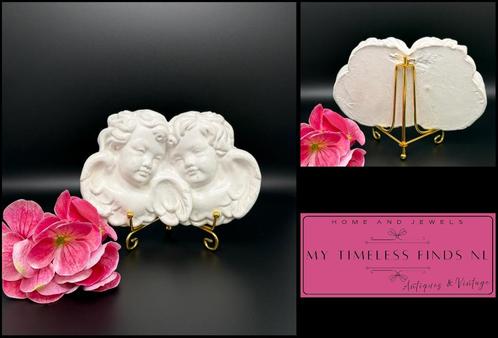 Wanddecoratie met 2 engeltjes - D8, Huis en Inrichting, Woonaccessoires | Wanddecoraties, Verzenden