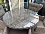 Losse geharde glasplaat 150 cm diameter, Doe-het-zelf en Verbouw, Glas en Ramen, Ophalen, 160 cm of meer, Zo goed als nieuw, Glasplaat