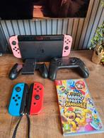 Nintendo switch Oled met 4 joycons, pro controller en spel, Ophalen of Verzenden, Zo goed als nieuw, Met 1 controller, Switch OLED