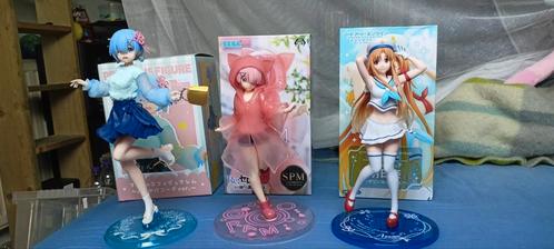 Re zero en Sword Art online figure, Verzamelen, Poppetjes en Figuurtjes, Zo goed als nieuw, Ophalen of Verzenden