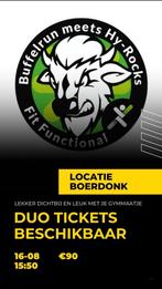 DUO tickets Buffelrun meets Hy-Rocks (Hyrox), Twee personen