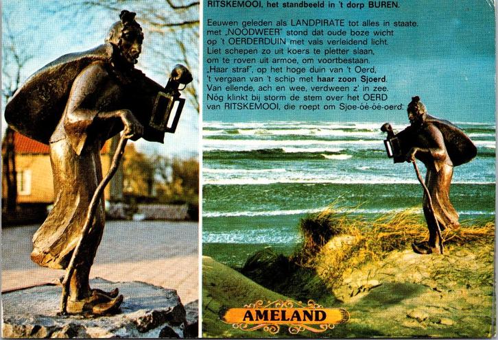 Groeten uit Ameland ~ 9 ansichtkaarten, Verzamelen, Ansichtkaarten | Nederland, Gelopen, Waddeneilanden, 1960 tot 1980, Verzenden