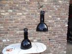 4 industriële lampen van bauhaus hanglamp, Antiek en Kunst, Curiosa en Brocante, Ophalen