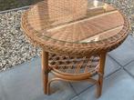 Kleine tafel, Huis en Inrichting, Tafels | Bijzettafels, Ophalen of Verzenden, Rond, Hout, 45 tot 60 cm