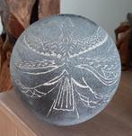 Aardewerk vaas of urn met vogels, Antiek en Kunst, Antiek | Vazen, Ophalen of Verzenden