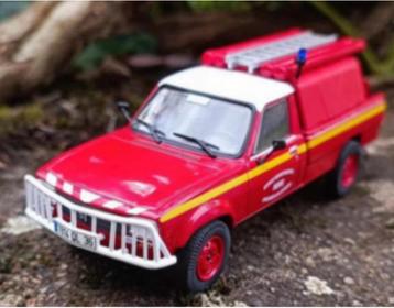 Peugeot 504 Dangel CCFL Picot BRANDWEER schaal 1/43 # 67 beschikbaar voor biedingen