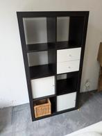 Vakkenkast Kastje 4x2 Expedit donker bruin, Huis en Inrichting, Ophalen, Gebruikt
