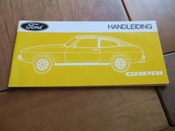 Instructieboek Ford Capri 1.3 t/m Capri 2.3 V6 1977 mooi! beschikbaar voor biedingen