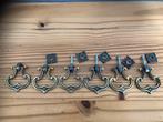 Vintage messing ladeknop/meubelgreep - Set van 6, Antiek en Kunst, Ophalen of Verzenden
