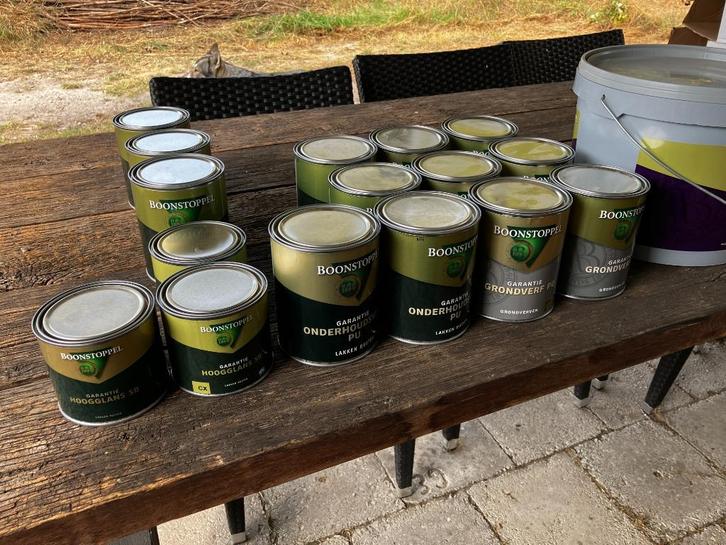 Voorraad Boonstoppel verf basissen, Doe-het-zelf en Verbouw, Verf, Beits en Lak, Nieuw, Verf, 20 liter of meer, Ophalen of Verzenden