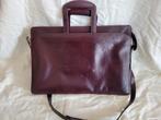 Leren aktentas warm paars rood, Kleding | Heren, Overige Herenkleding, Ophalen, Gedragen