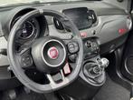 Fiat 500C 0.9 TwinAir | Climate | Leder | Cruise (bj 2018), 86 pk, Gebruikt, Cabriolet, Zwart