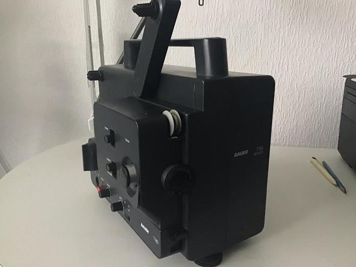 Bauer T180 Sound Super 8 Projector, Audio, Tv en Foto, Diaprojectors, Gebruikt, Met scherm, Ophalen
