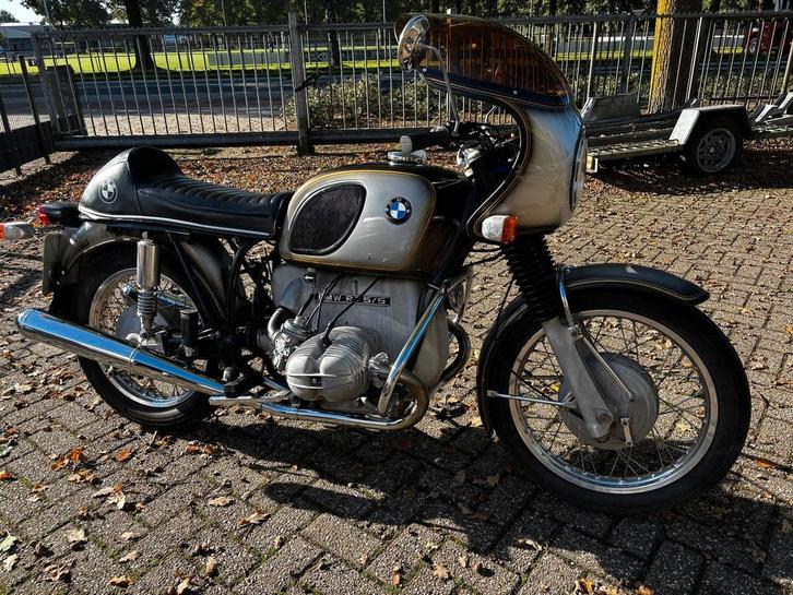 BMW R 75/5 1974 750 R75 75 R75/5 CAFERACER BOXER NEDERLANDS, Motoren, Motoren | BMW, Bedrijf, Toermotor, 2 cilinders, Minimaal motorrijbewijs A1