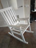 Witte Schommelstoel - Holland Meubelen, Ophalen, Gebruikt, 75 tot 100 cm, Landelijk