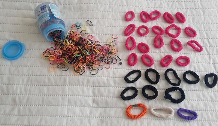 mini vlecht elastiekjes vlechten haar modellen elastiek, Sieraden, Tassen en Uiterlijk, Uiterlijk | Haarverzorging, Zo goed als nieuw