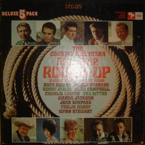 Box-set Various ‎– The Country & Western All-Star Round-Up, Cd's en Dvd's, Vinyl | Country en Western, Gebruikt, 12 inch, Ophalen of Verzenden