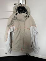 Mooie Ski Jas - Maat L - Wit/Beige met Oranje, Ophalen of Verzenden, Zo goed als nieuw, Maat 42/44 (L), Beige