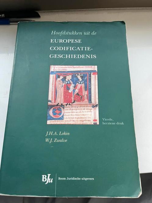 Hoofdstukken uit de Europese codificatiegeschiedenis, Boeken, Wetenschap, Zo goed als nieuw, Ophalen of Verzenden