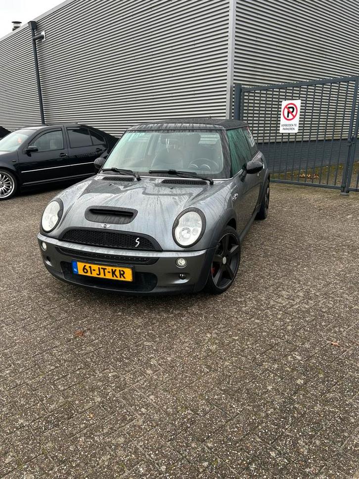 Mini 1.6 16V Cooper S 120KW 2002 Grijs, Auto's, Mini, Bedrijf, Cooper S, Radio, Benzine, F, Hatchback, Handgeschakeld, Origineel Nederlands