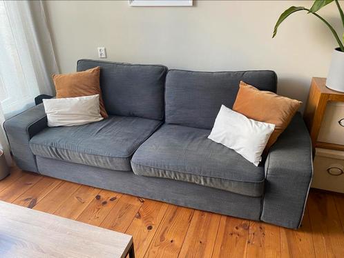 IKEA Kivik 3-zitsbank Gunnared-middengrijs, Huis en Inrichting, Banken | Bankstellen, Gebruikt, Rechte bank, Driepersoons, 200 tot 250 cm
