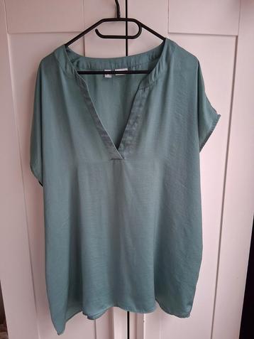 Mintgroene blouse - Maat 46 beschikbaar voor biedingen