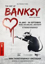 The art of Banksy. Steve Lazarides. Beurs van Berlage poster, Ophalen of Verzenden