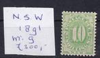A173) 1891 New South Wales Port Mi 9 €300 MNH geen garantie, Postzegels en Munten, Ophalen of Verzenden, Postfris