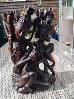 EEN MOOI EN GROOT 29 CM HOOG RAMA EN SITA HOUTSNIJWERK, Antiek en Kunst, Ophalen of Verzenden