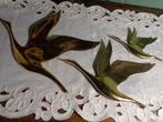 3 koperen vogels maat zie omschrijving, Antiek en Kunst, Antiek | Koper en Brons, Ophalen of Verzenden, Koper