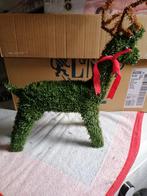 Kerst hertjes decoratie 2x, Ophalen of Verzenden, Zo goed als nieuw