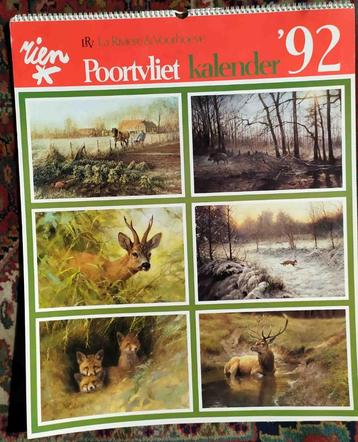 Poortvlietkalender 1992 beschikbaar voor biedingen