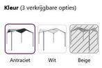 Paviljoen 3x3, partytent prieel 3 x 3 m wit GRATIS BEZORGD!, Verzenden, Minder dan 4 meter, Nieuw, Paviljoen