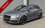 Audi A3 Sportback 1.4 TFSI S-LINE/125PK/CRUISE/DCC/NAVI/LED/, 125 pk, Zwart, Lichtsensor, Zilver of Grijs