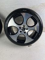 Originele Volkswagen Golf 6 Detroit velgen 18" 5x112 zomer, Niet ingevuld, 18 inch, Gebruikt, Banden en Velgen
